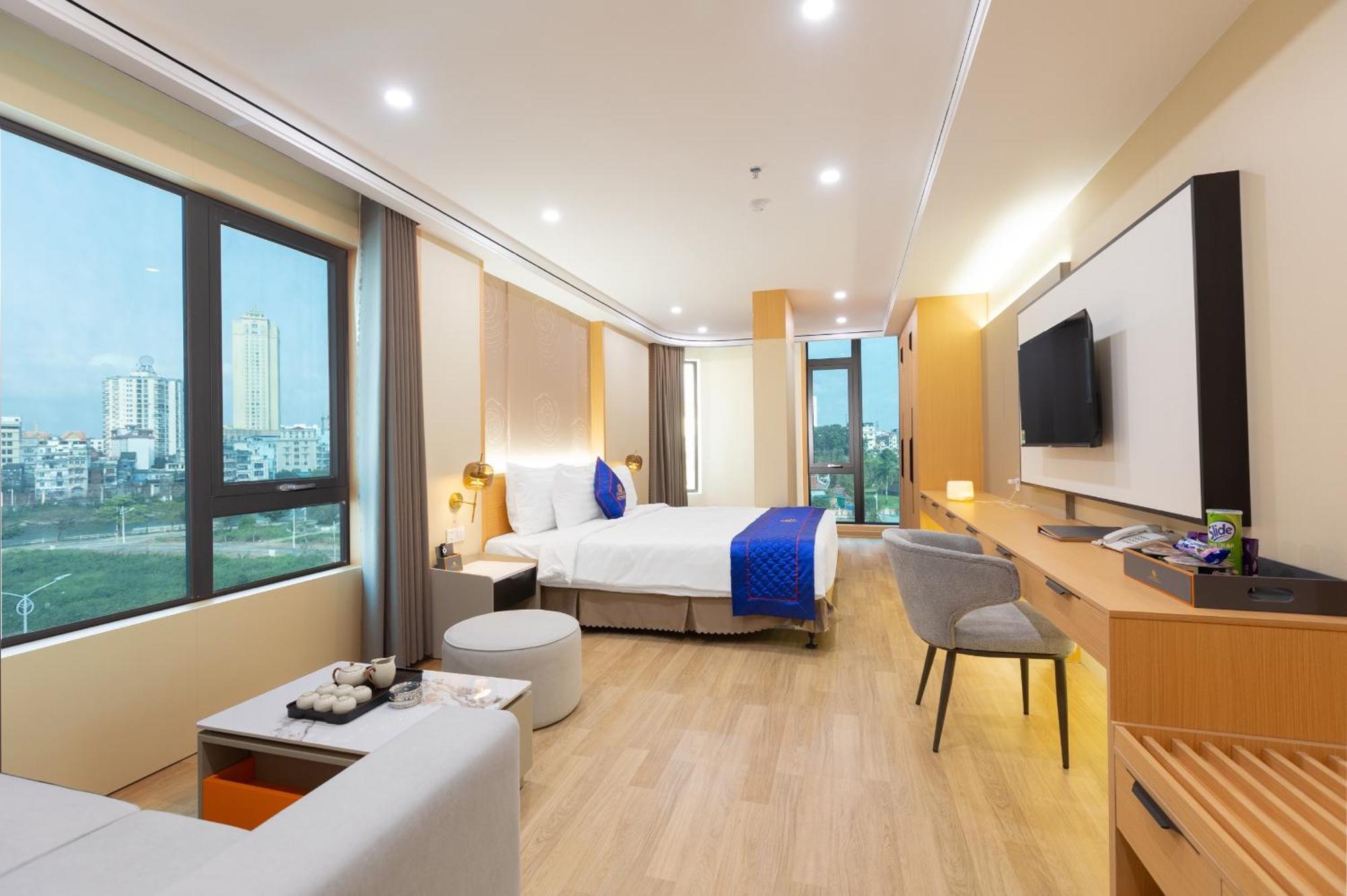 Sunshine Apartment Hotel Mong Cai Exteriör bild